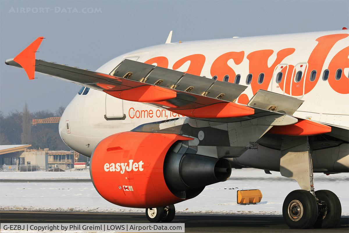 G-EZBJ, 2007 Airbus A319-111 C/N 3036, Taken at SZG.