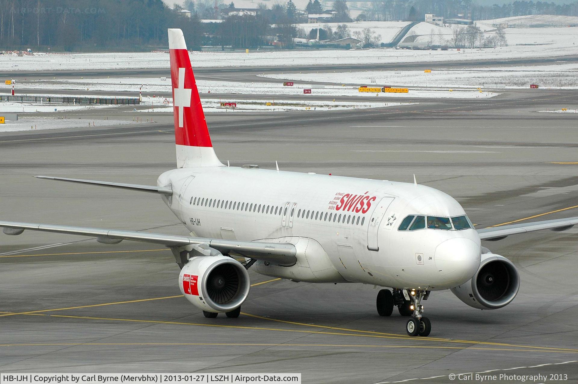 HB-IJH, 1996 Airbus A320-214 C/N 574, Taken from the Spectator Terrace.