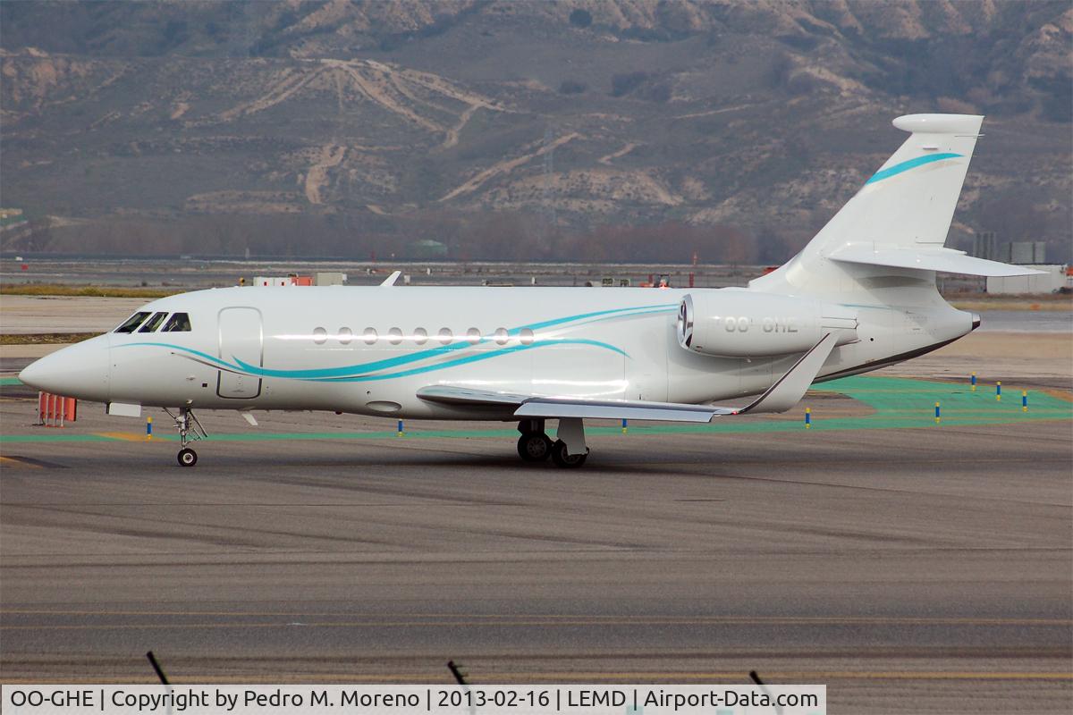 OO-GHE, 2012 Dassault Falcon 2000EX C/N 243, Madrid-Barajas (Spain)