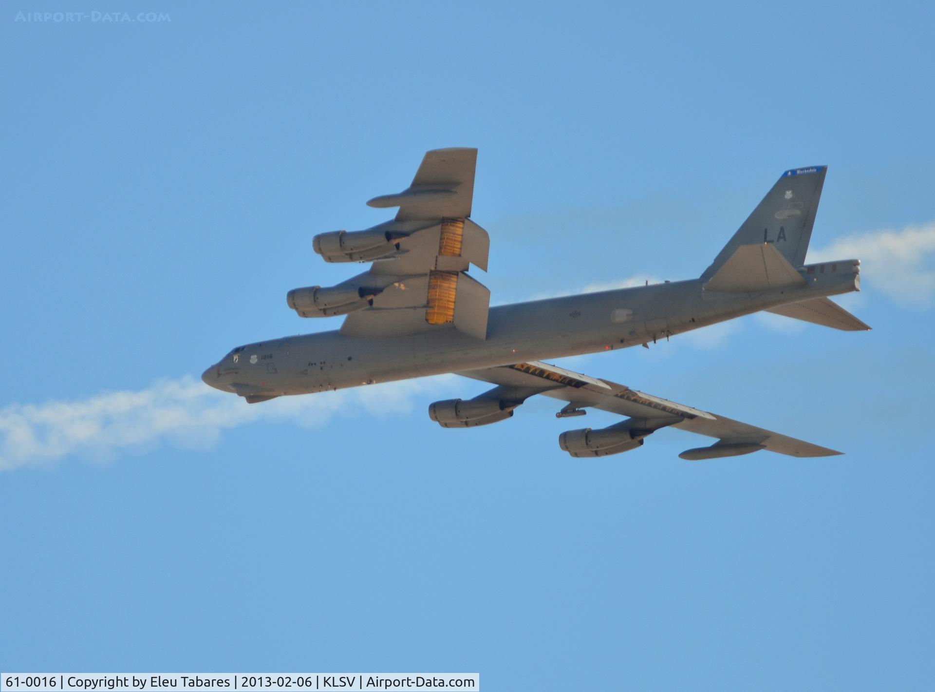 61-0016, 1961 Boeing B-52H Stratofortress C/N 464443, Taken during Red Flag Exercise at Nellis Air Force Base, Nevada.