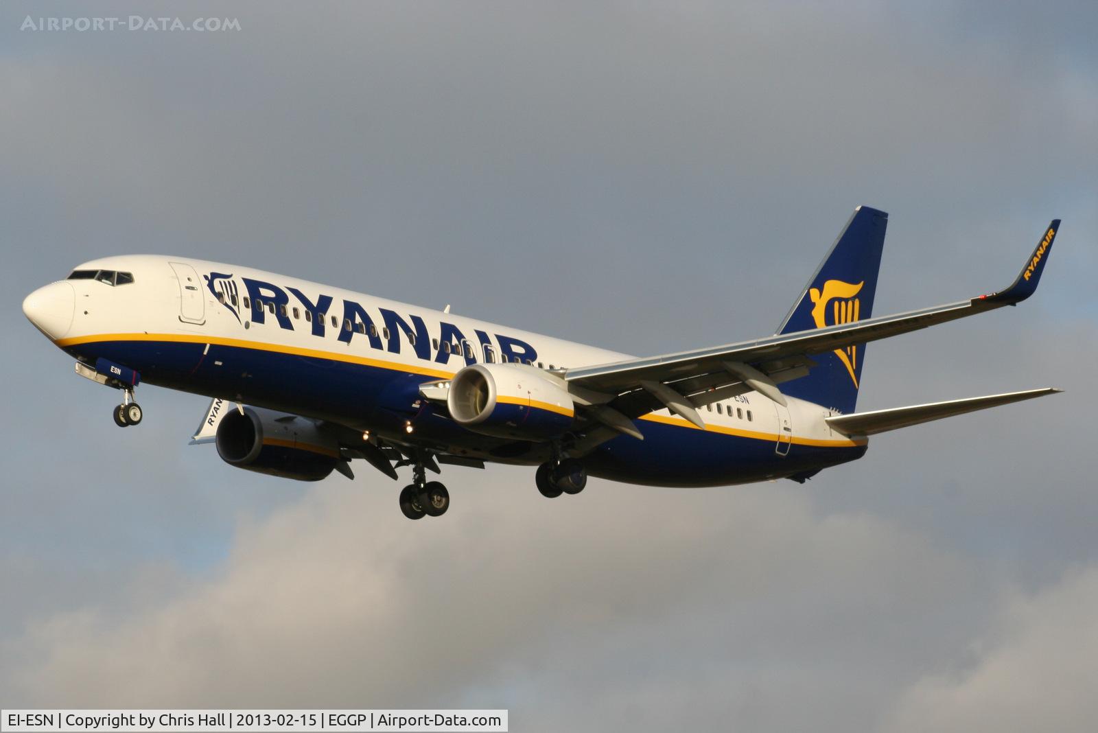 EI-ESN, 2011 Boeing 737-8AS C/N 34991, Ryanair