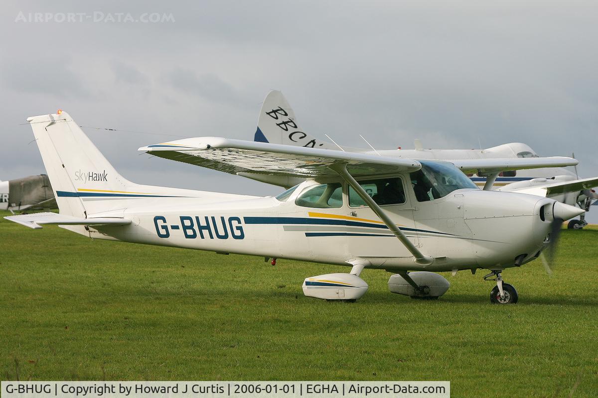 G-BHUG, 1980 Cessna 172N SkyHawk C/N 172-72985, Privately owned, at the New Year's Day Fly-In.