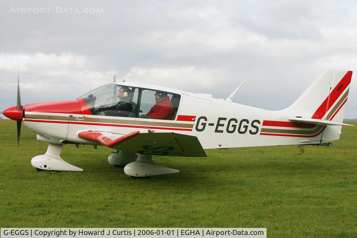 G-EGGS, 1979 Robin DR-400-180 Regent Regent C/N 1443, Privately owned, at the New Year's Day Fly-In.