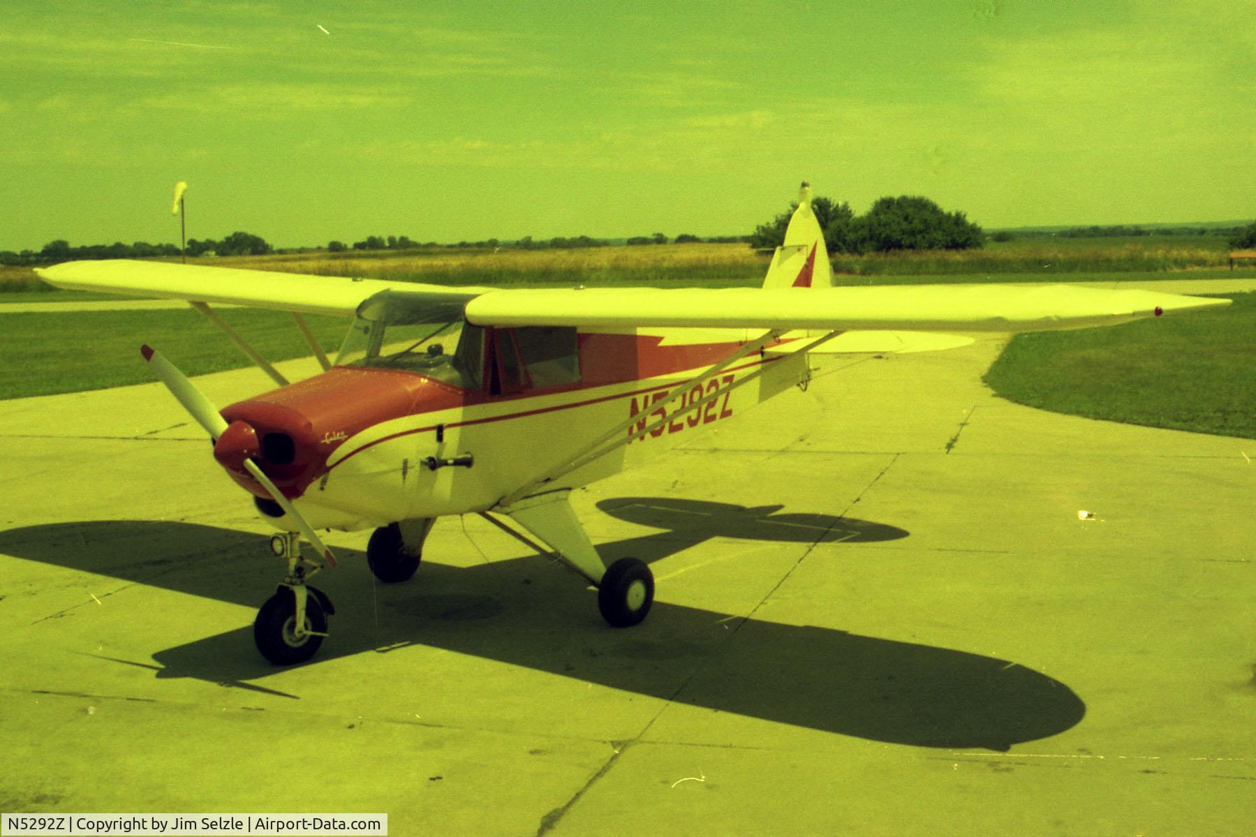N5292Z, 1961 Piper PA-22-108 Colt C/N 22-8992, 1961 Piper Colt shot at North Omaha Airport in 1976.