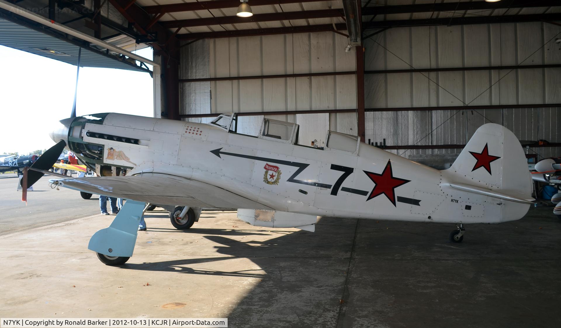 N7YK, 1996 Yakovlev Yak-11 C/N 51-24D, Culpeper Air Fest 2012