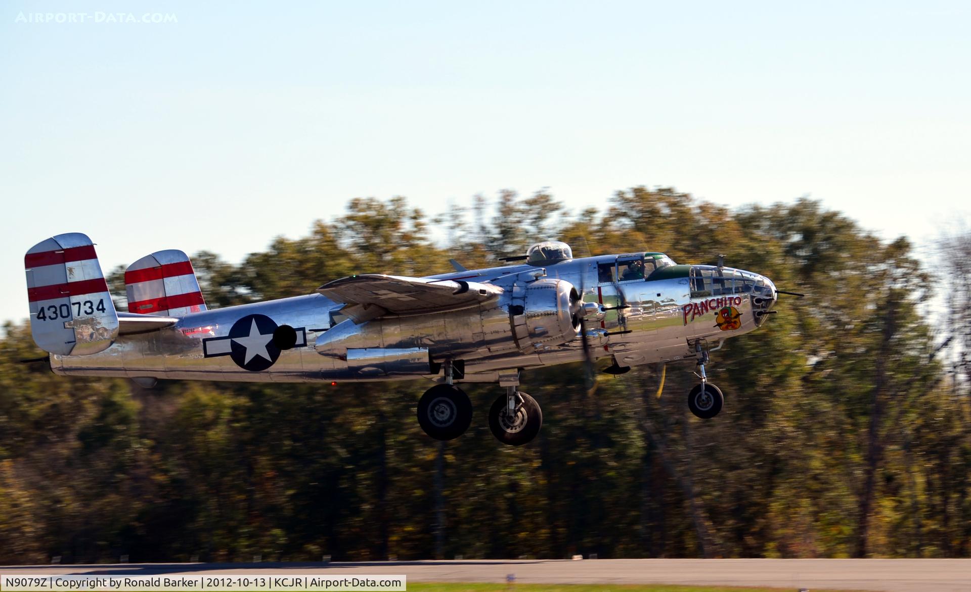 N9079Z, 1944 North American TB-25N Mitchell C/N 108-34009, Culpeper Air Fest 2012 -Takeoff