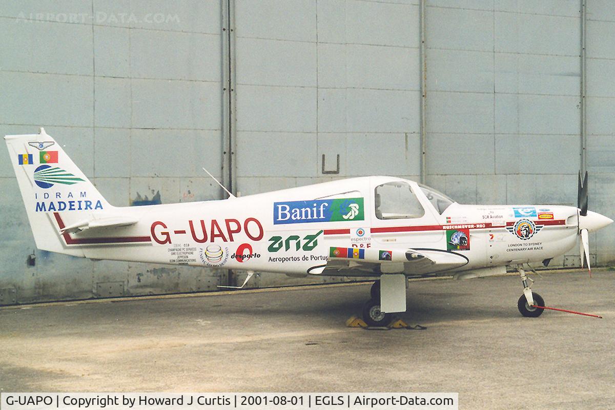 G-UAPO, 1995 Ruschmeyer R90-230RG C/N 019, Privately owned.