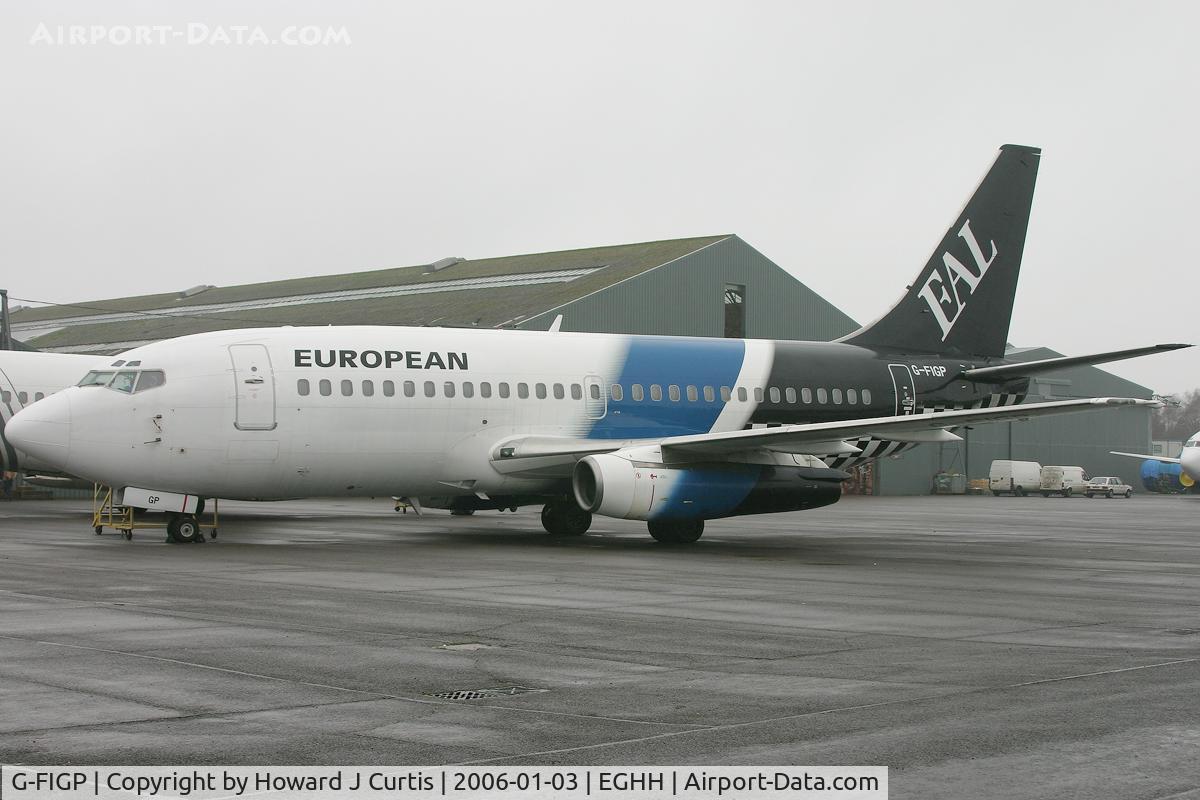 G-FIGP, 1983 Boeing 737-2E7 C/N 22875, European Aviation
