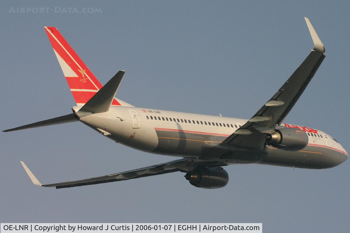 OE-LNR, 2005 Boeing 737-8Z9 C/N 33833, Lauda Air, on departure.