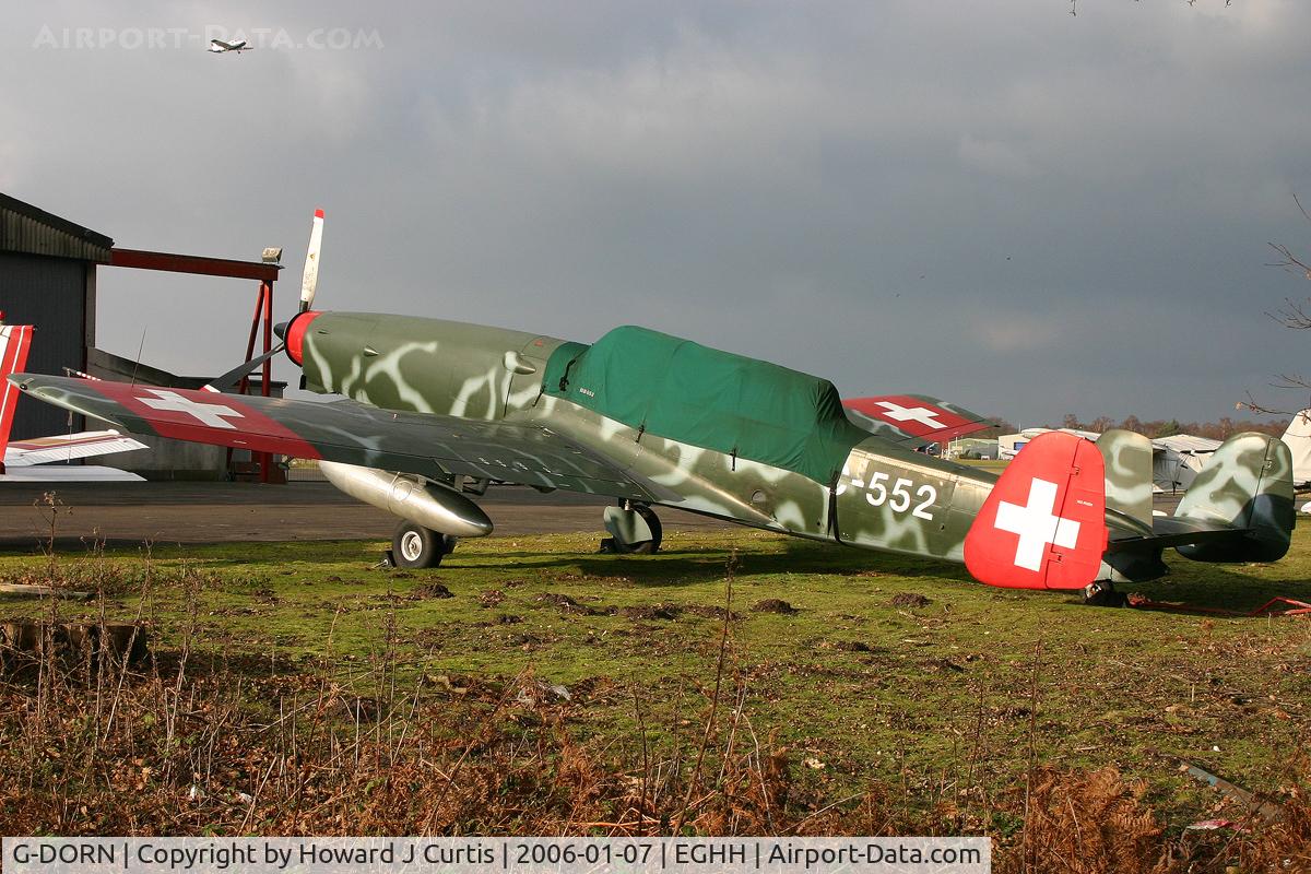 G-DORN, 1948 F+W C-3605 Schlepp C/N 332, Painted as C-552, a resident here.