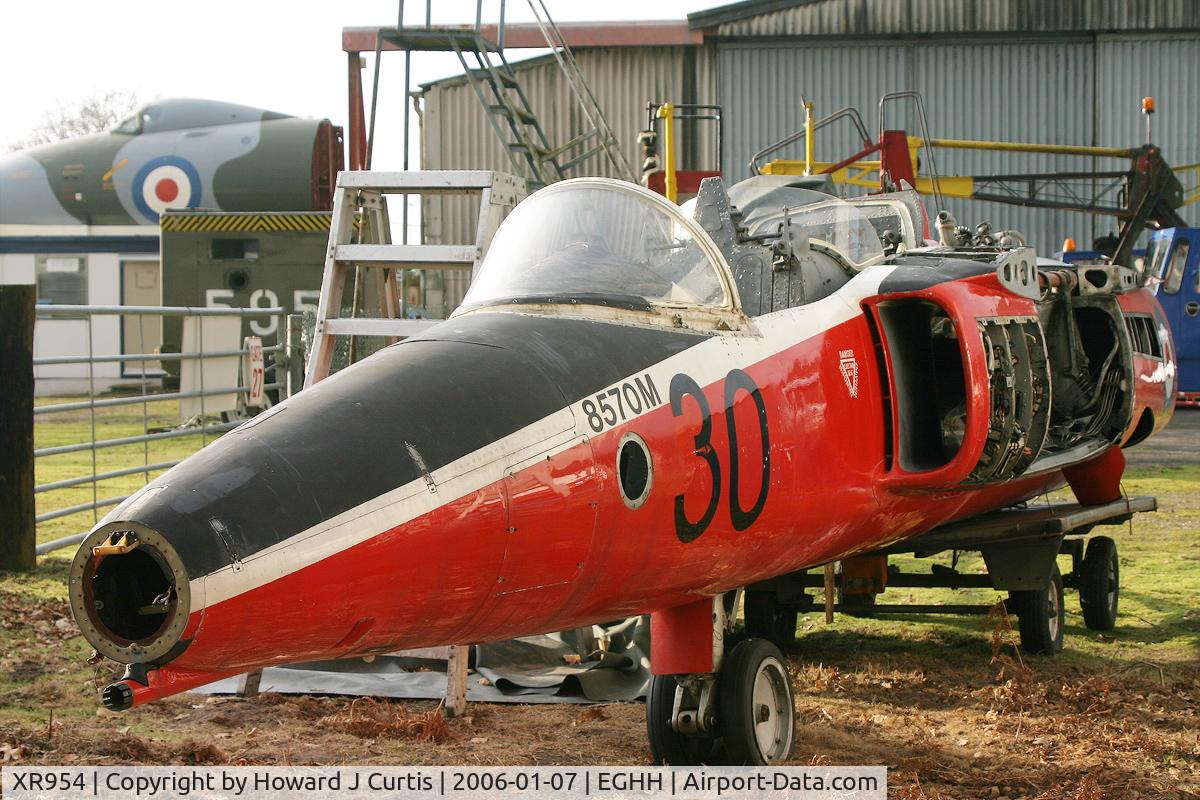XR954, 1963 Hawker Siddeley Gnat T.1 C/N FL548, Here for spares use.