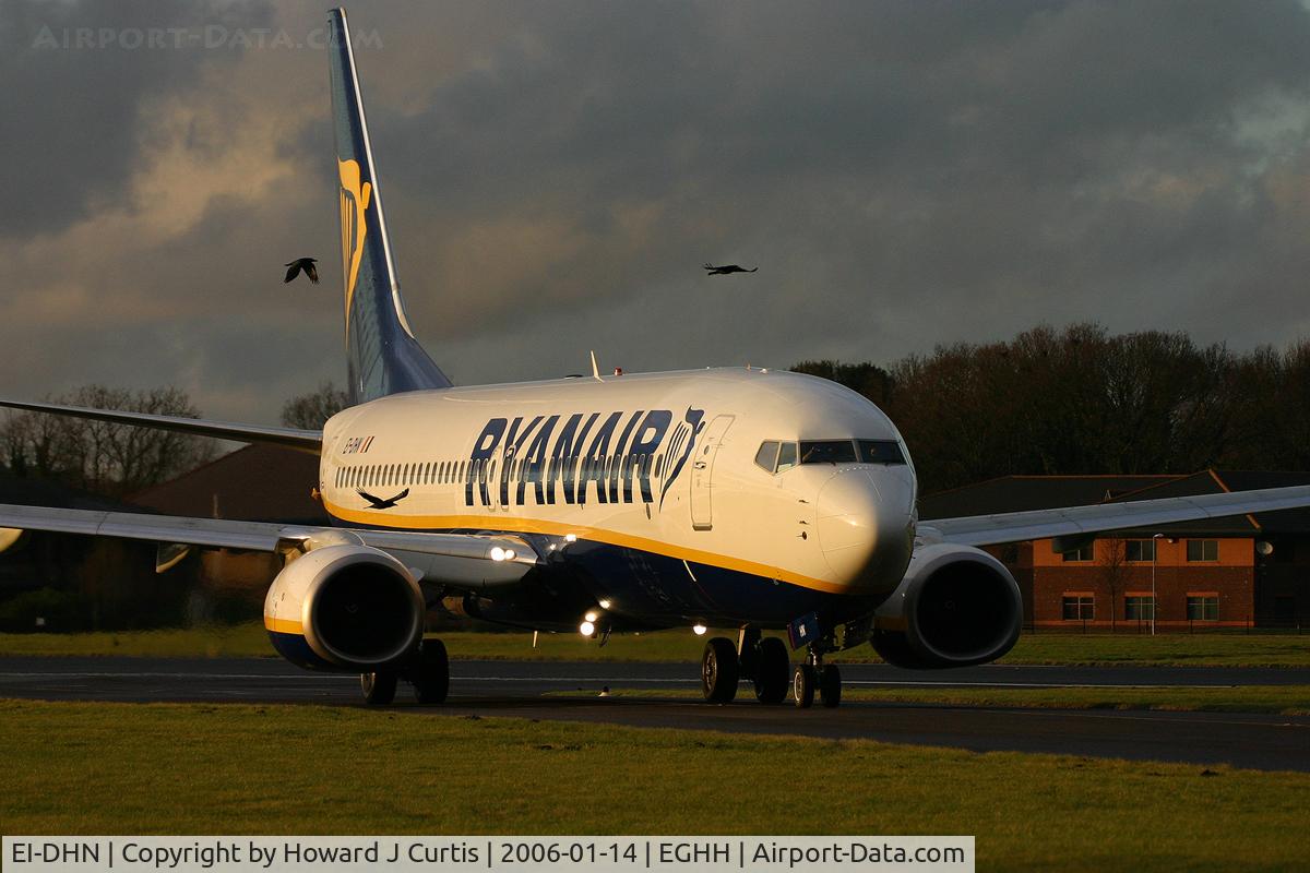 EI-DHN, 2005 Boeing 737-8AS C/N 33577, Taxiing in after landing.