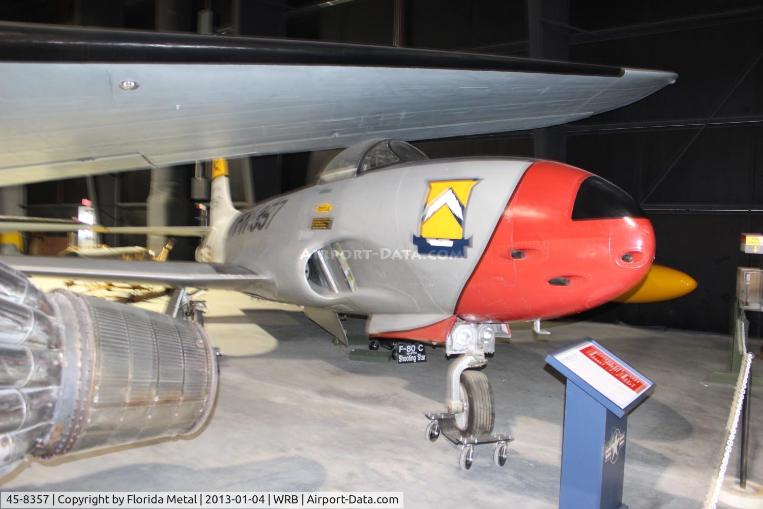 45-8357, 1945 Lockheed F-80C-11-LO Shooting Star C/N 080-1571, F-80C Shooting Star