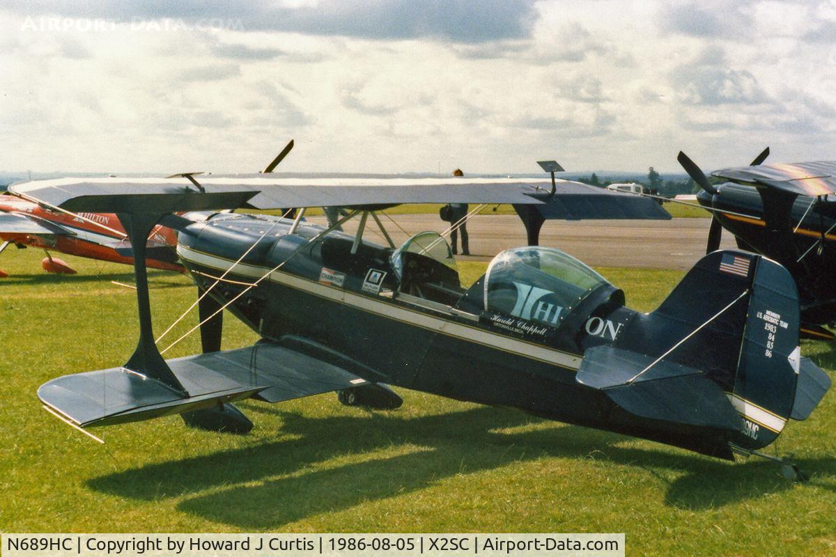 N689HC, Pitts S-1S Special C/N 80151, At the World Aerobatic Championships, South Cerney.