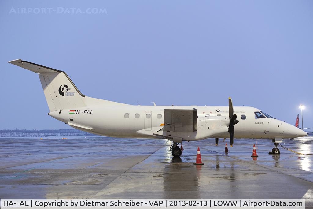 HA-FAL, 1990 Embraer EMB-120 Brasilia C/N 120176, Budapest Aircraft Service Embraer 120