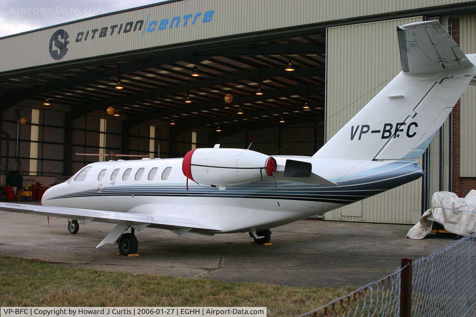 VP-BFC, 2001 Cessna 525A CitationJet CJ2 C/N 525A-0031, Corporate