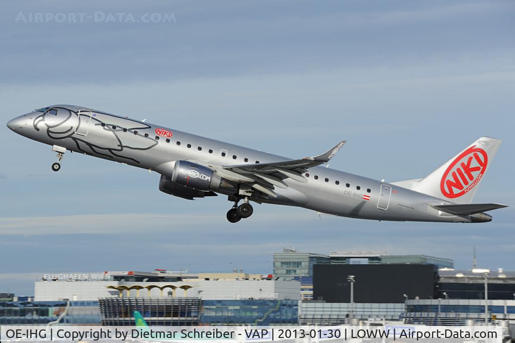 OE-IHG, 2011 Embraer 190LR (ERJ-190-100LR) C/N 19000435, Niki Embraer 190