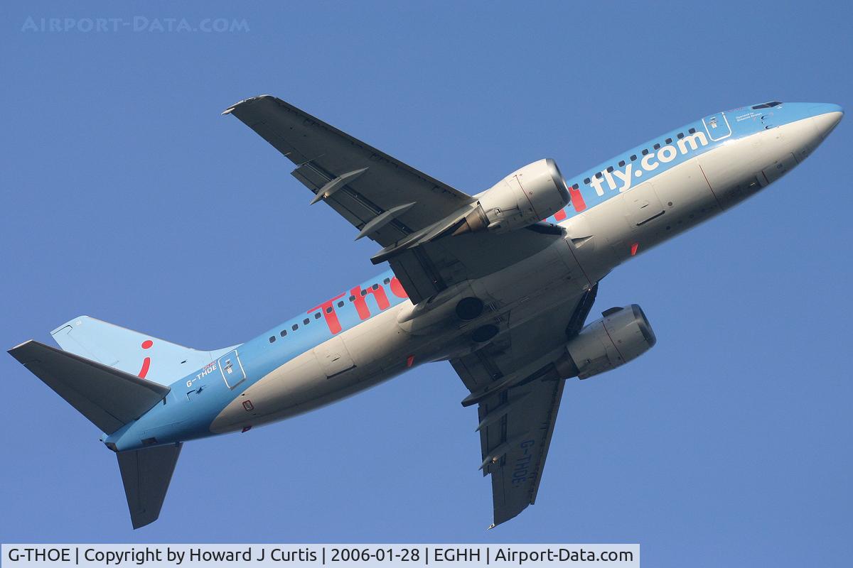 G-THOE, 1995 Boeing 737-3Q8 C/N 26313, Thomsonfly.com