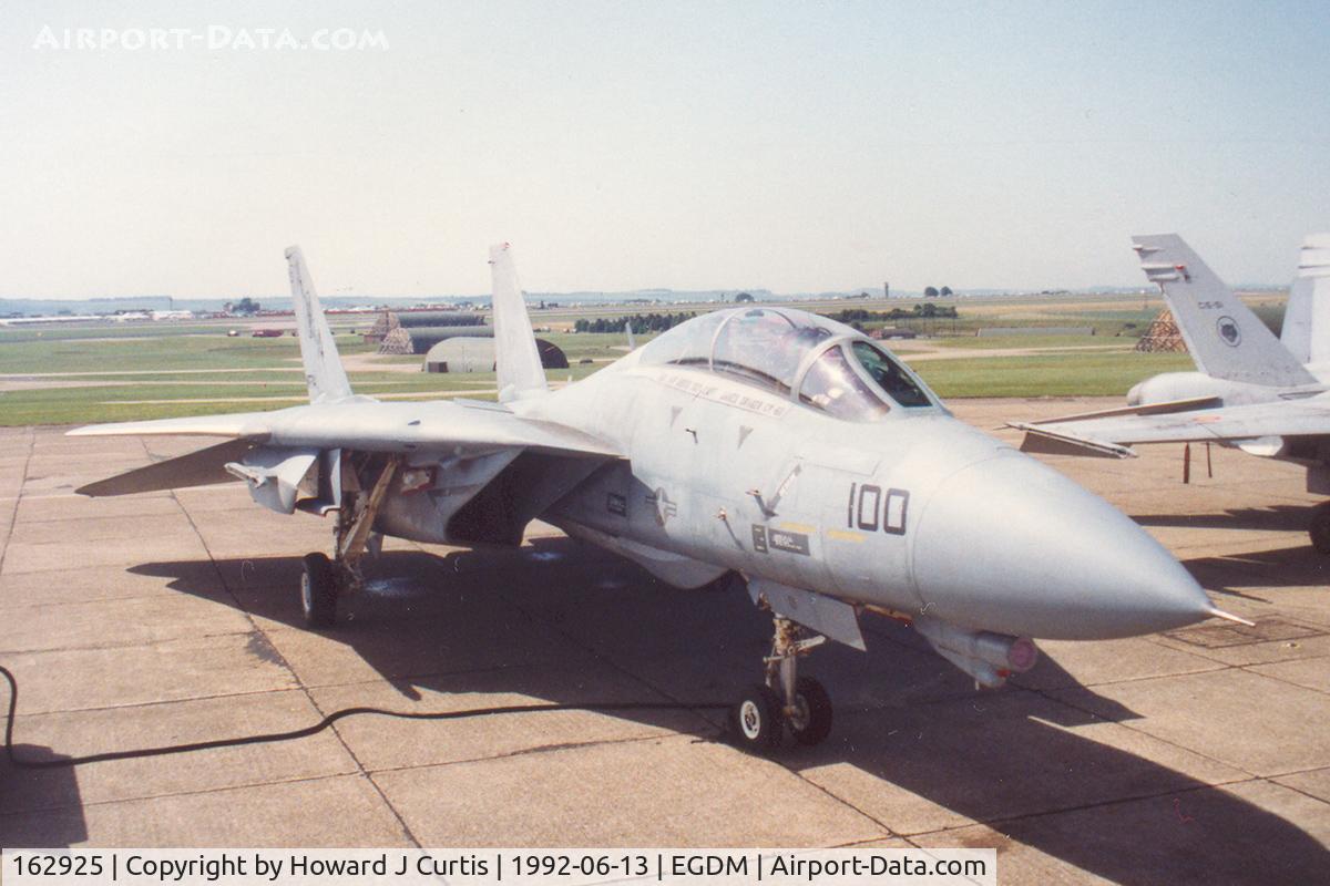 162925, Grumman F-14B Tomcat C/N 573, US Navy. At Air Tattoo International.