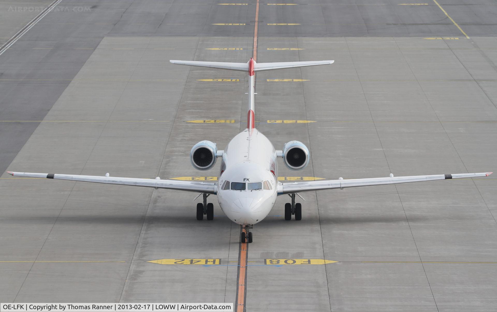 OE-LFK, 1995 Fokker 70 (F-28-0070) C/N 11555, Austrian Fokker 70