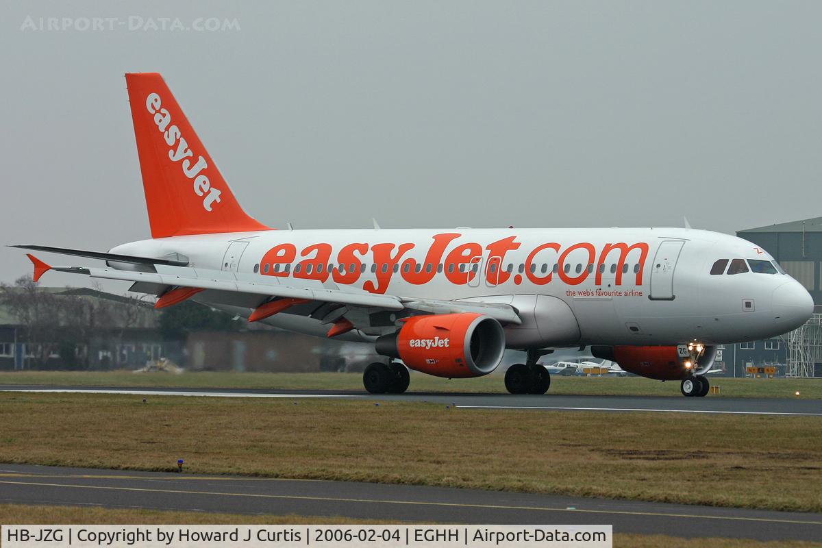HB-JZG, 2004 Airbus A319-111 C/N 2196, easyJet Switzerland.
