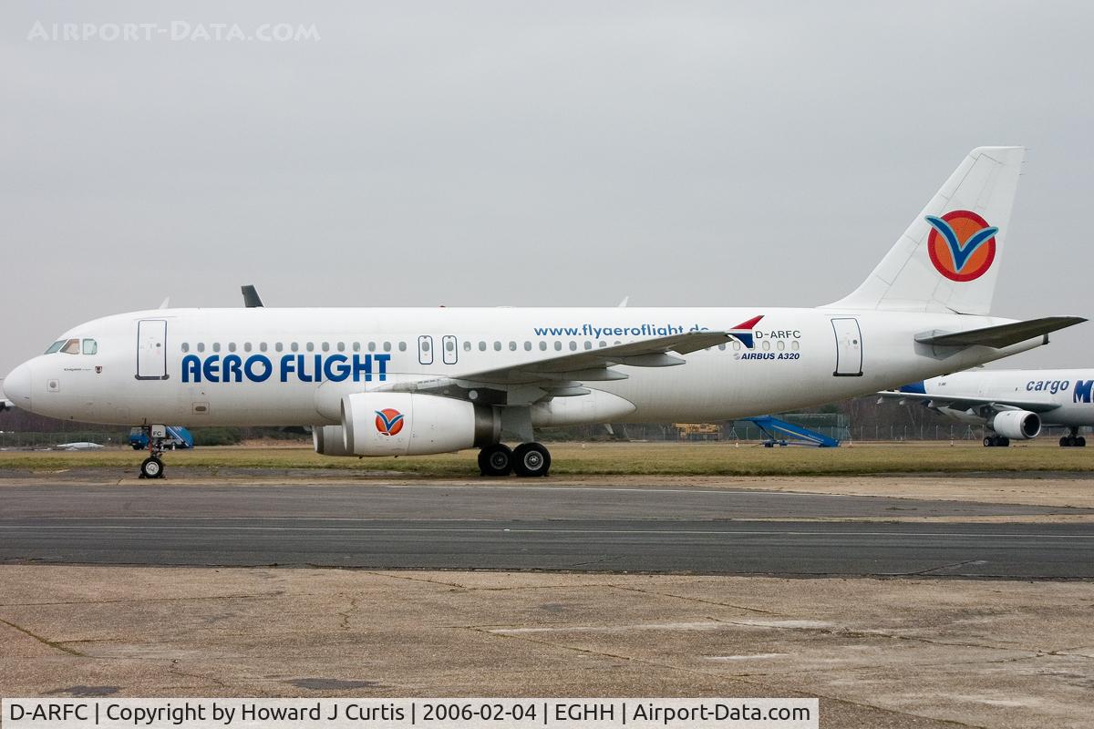 D-ARFC, 1996 Airbus A320-232 C/N 580, Aeroflight; for work and repainting with BASCO.