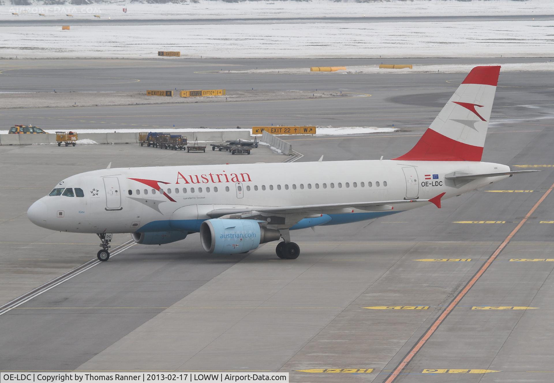 OE-LDC, 2004 Airbus A319-112 C/N 2262, Austrian Airbus A319