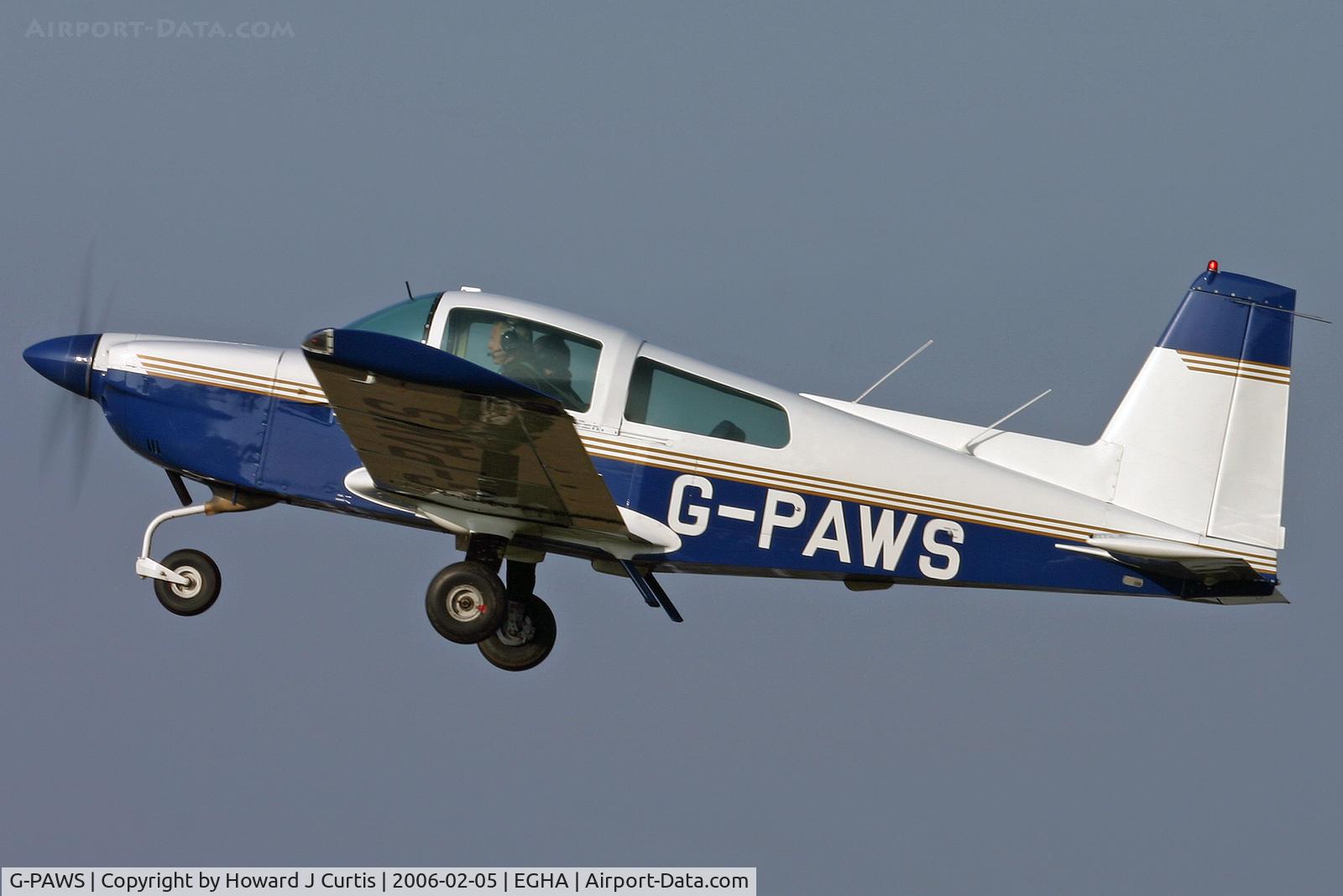G-PAWS, 1979 Gulfstream American AA-5A Cheetah C/N AA5A-0806, Privately owned.