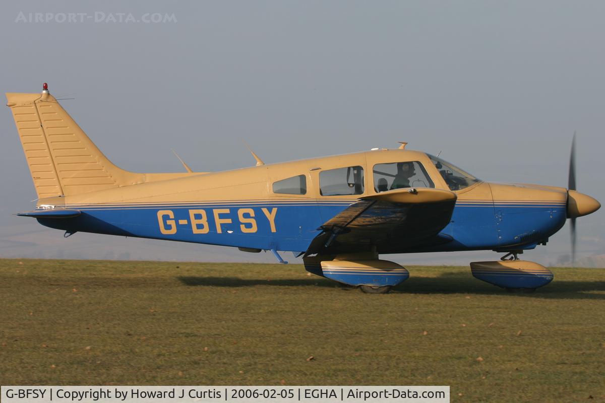 G-BFSY, 1977 Piper PA-28-181 Cherokee Archer II C/N 28-7890200, Privately owned.