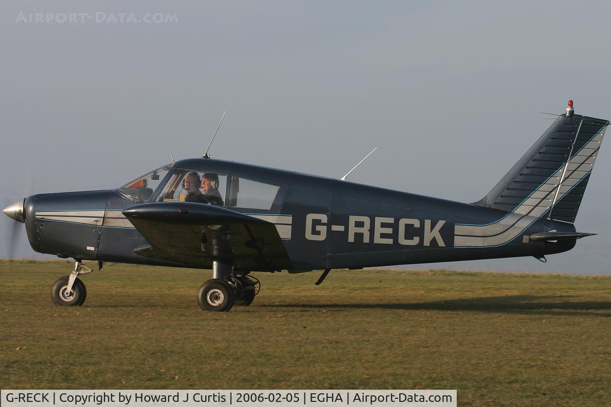 G-RECK, 1969 Piper PA-28-140 Cherokee C/N 28-25656, Privately owned.