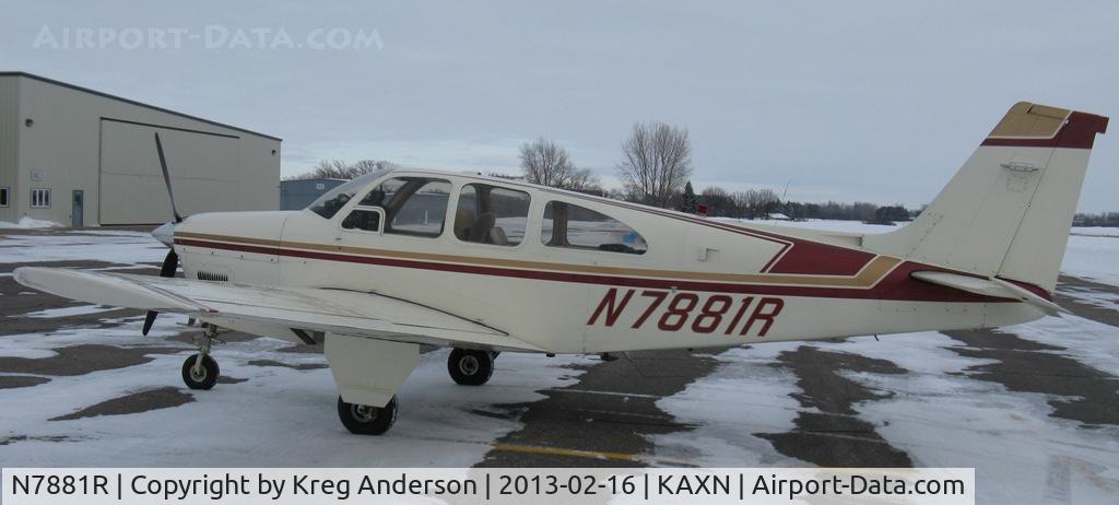 N7881R, 1969 Beech E33A Bonanza C/N CE-264, Beech E33A Debonair on the line.