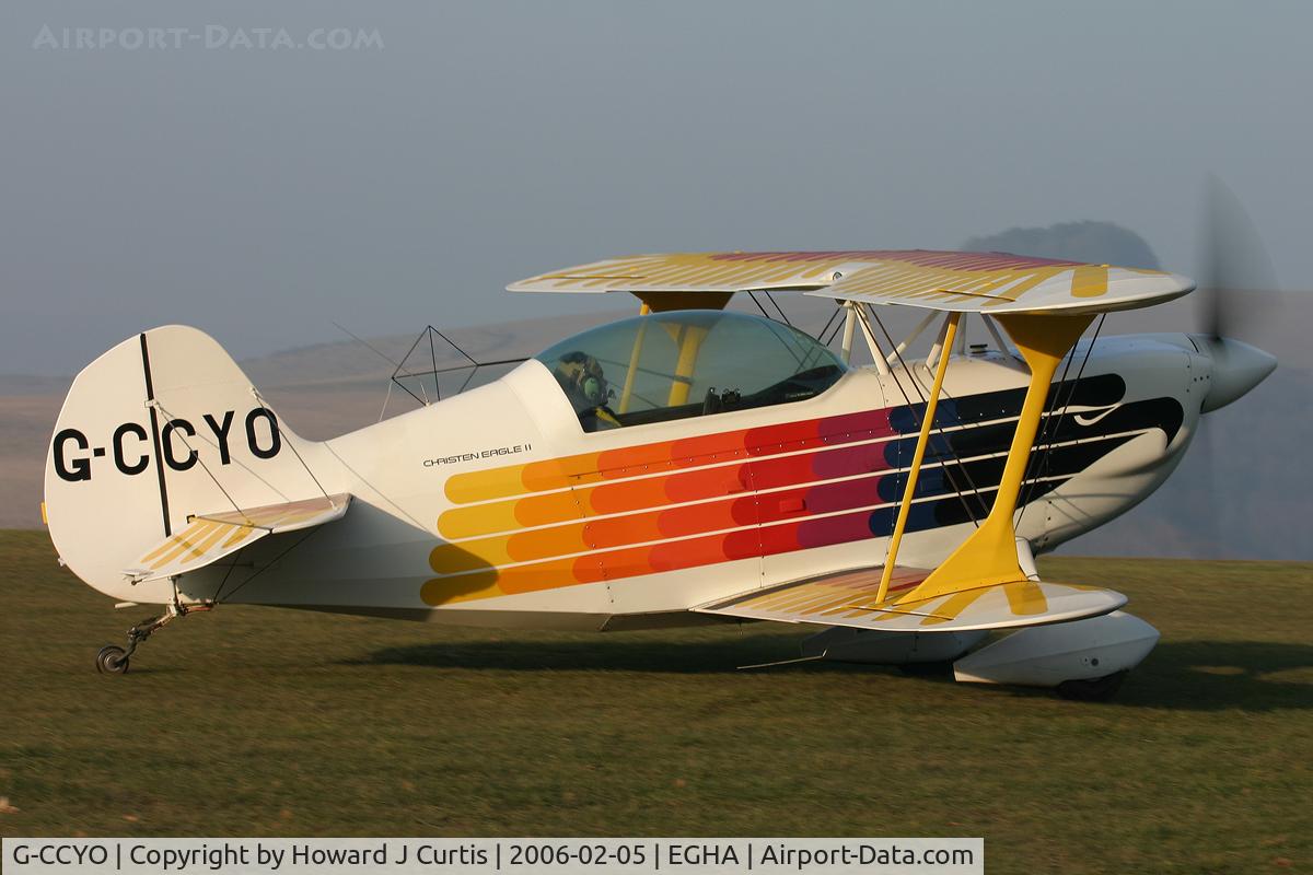 G-CCYO, 1987 Christen Eagle II C/N HAYNER 0001, Privately owned.