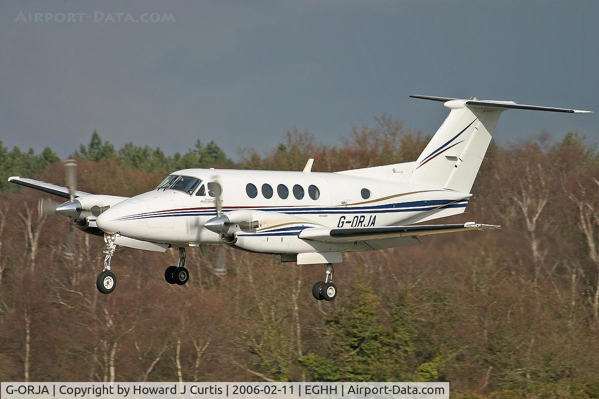 G-ORJA, 1997 Beech 200 Super King Air C/N BB-1570, Privately owned.