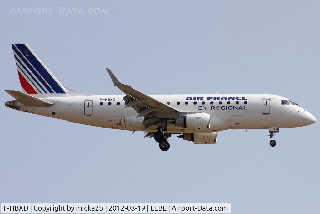 F-HBXD, 2009 Embraer 170ST (ERJ-170-100ST) C/N 17000281, Landing
