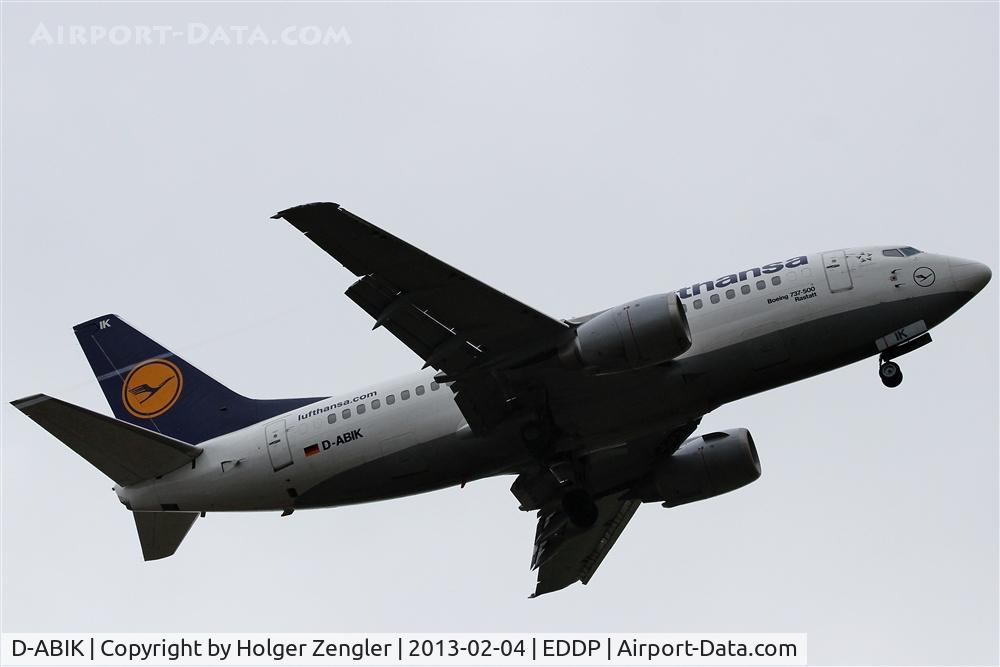 D-ABIK, 1991 Boeing 737-530 C/N 24823, Jumping over eastern fence down on rwy 26R......