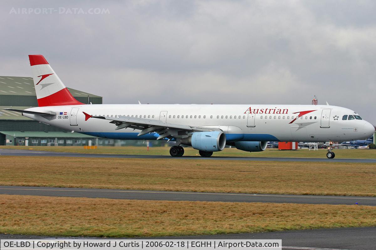 OE-LBD, 1998 Airbus A321-211 C/N 920, Austrian Airlines