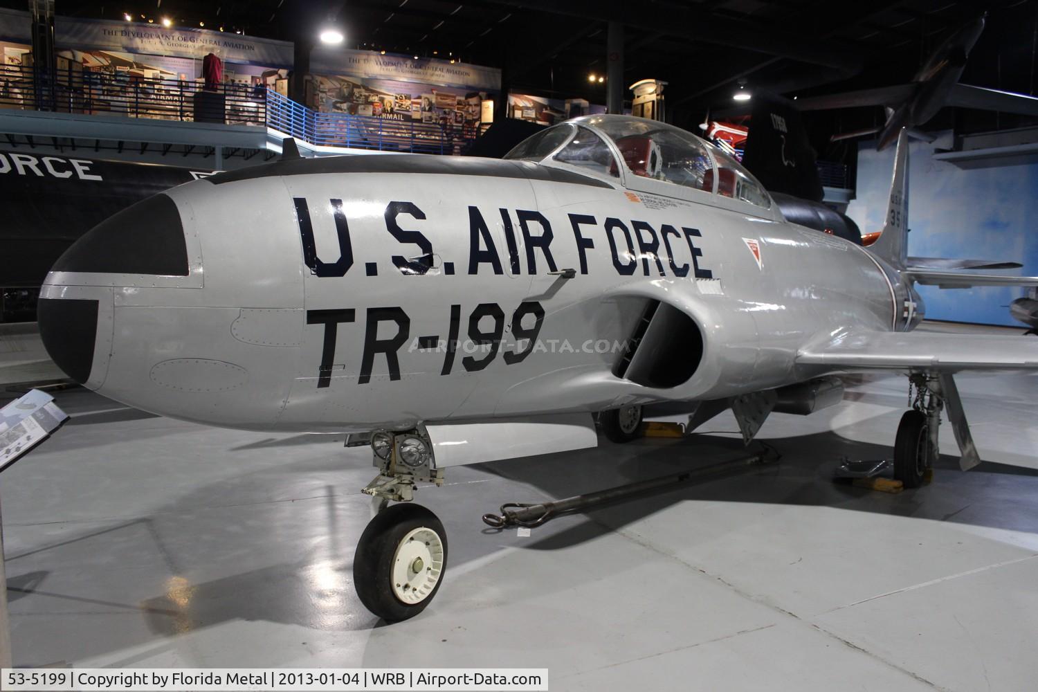 53-5199, 1953 Lockheed T-33A Shooting Star C/N 580-8538, T-33A Shooting Star