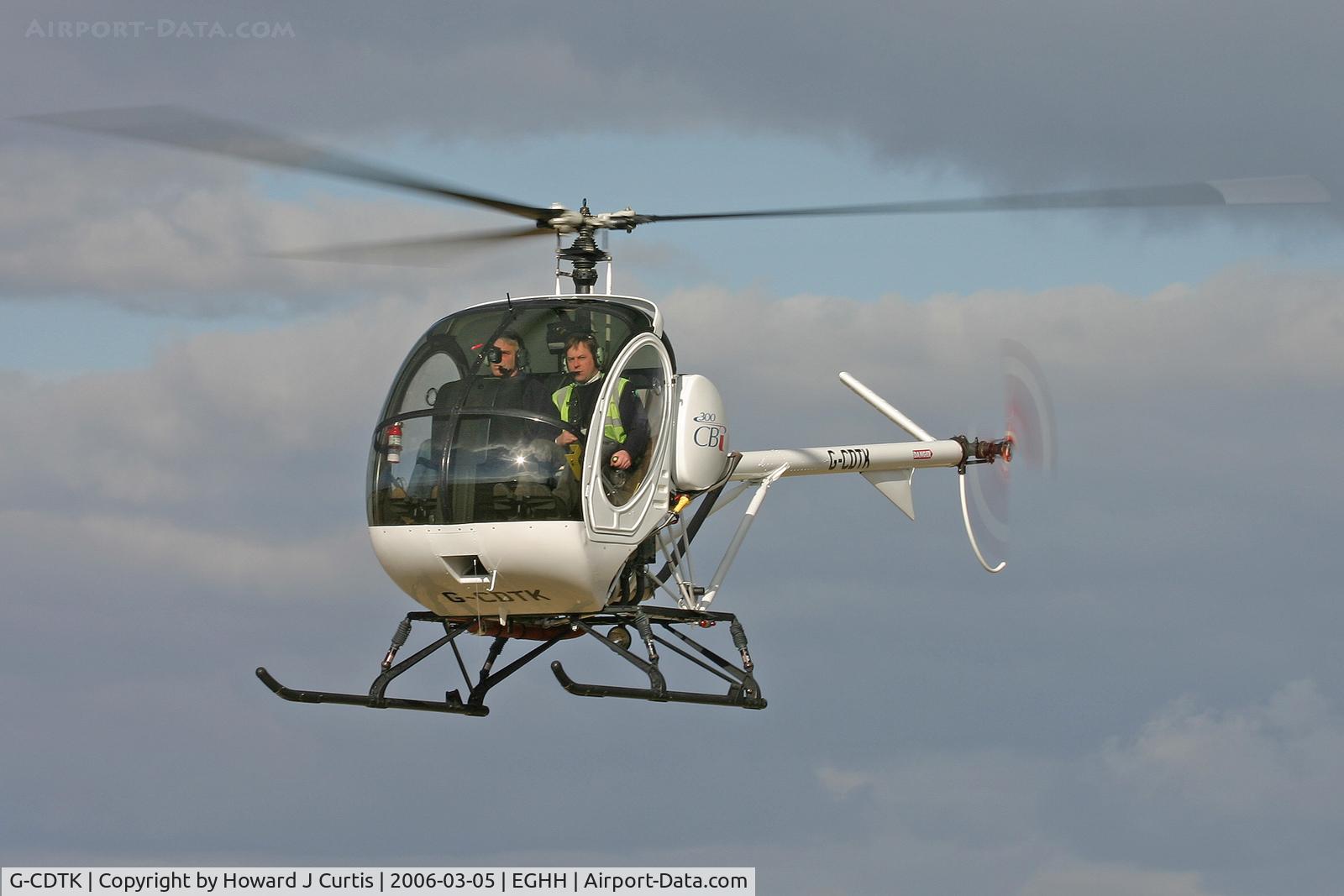 G-CDTK, 2005 Schweizer 269C-1 C/N 0216, Operated by Bournemouth Helicopters.
