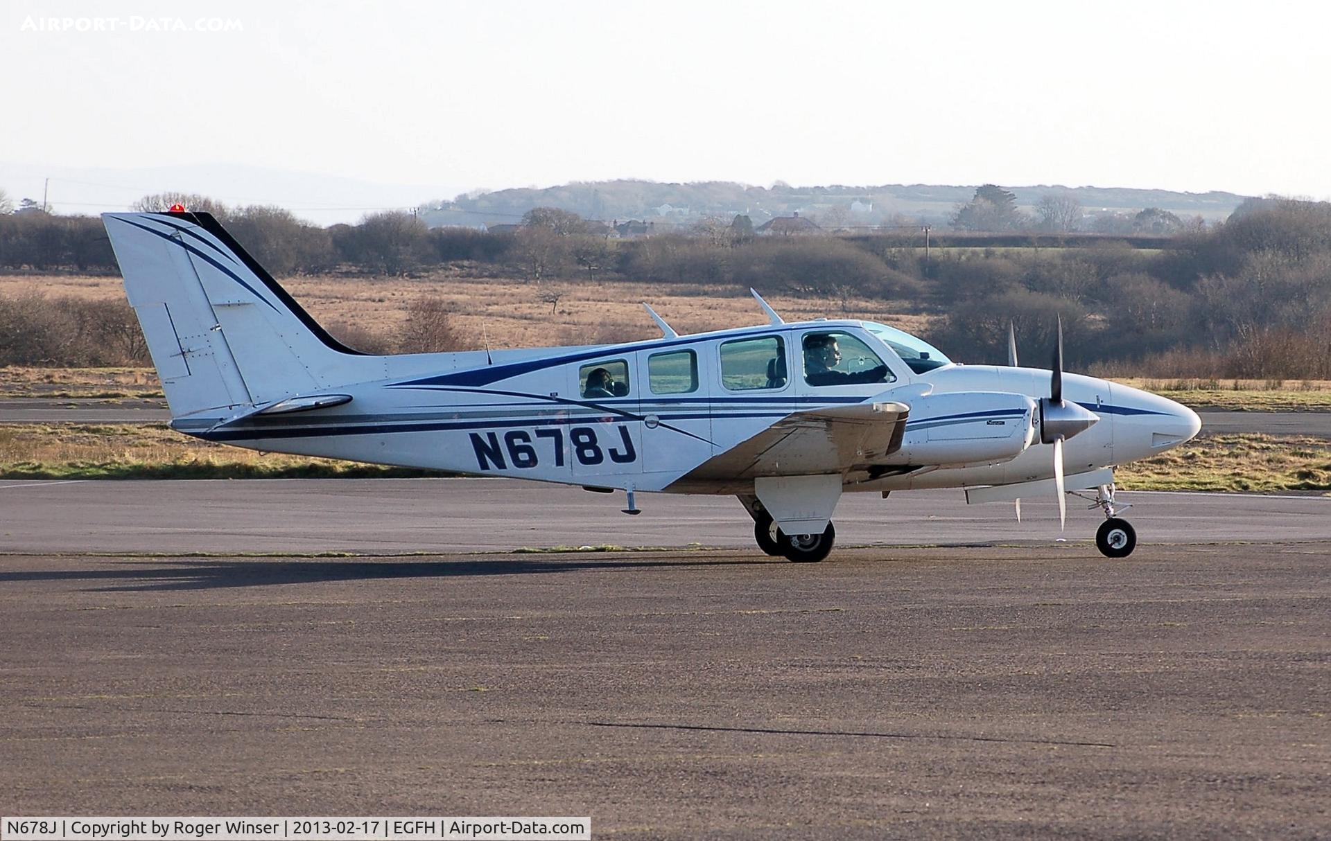 N678J, 1977 Beech 58 Baron C/N TH821, Visiting Beech Baron.