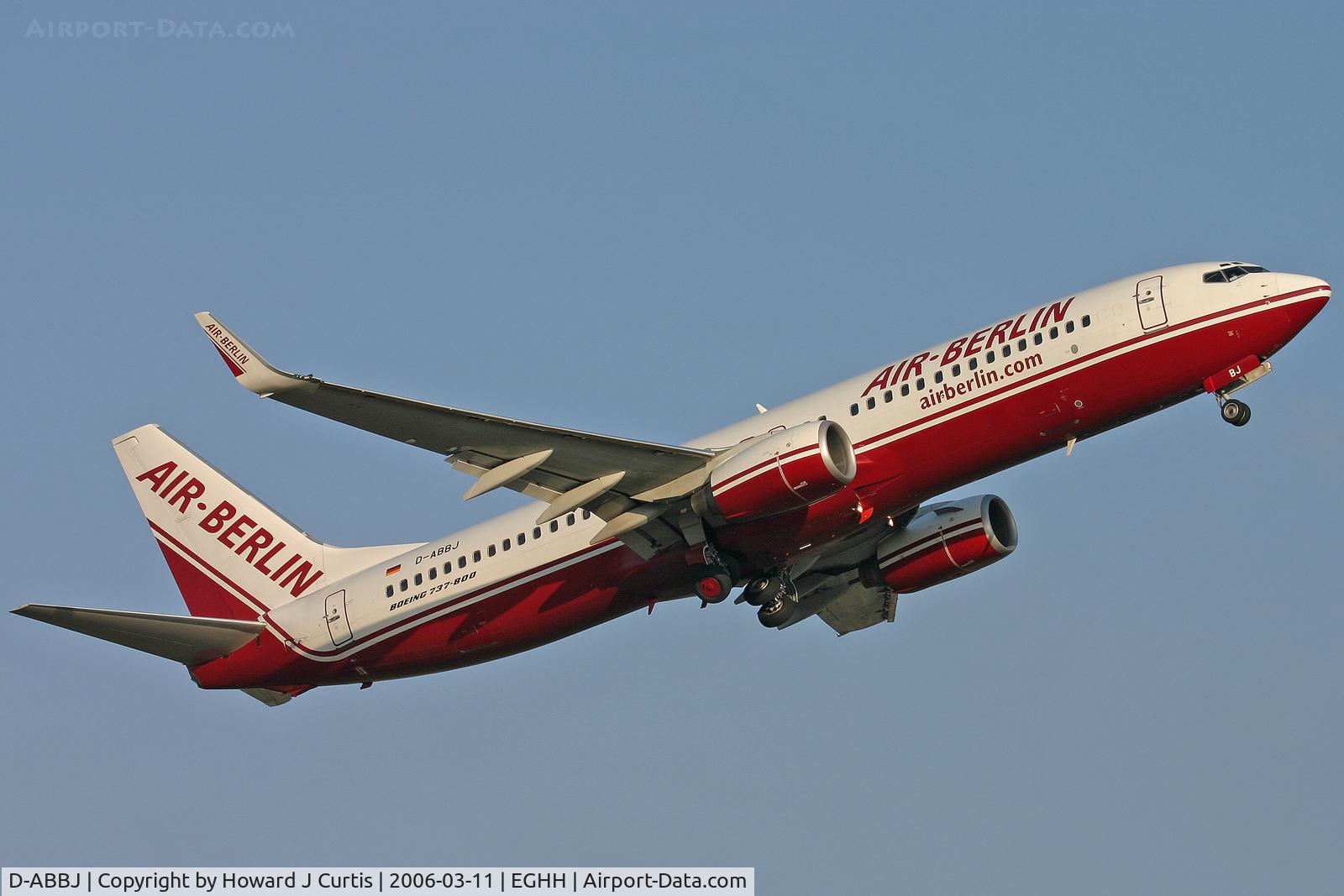 D-ABBJ, 2003 Boeing 737-86Q C/N 30286, Air Berlin