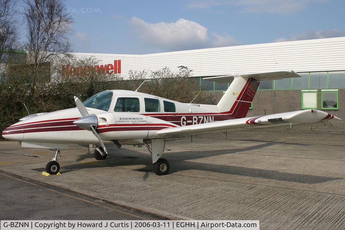 G-BZNN, 1980 Beech 76 Duchess C/N ME-343, Bournemouth Commercial Flight Training.