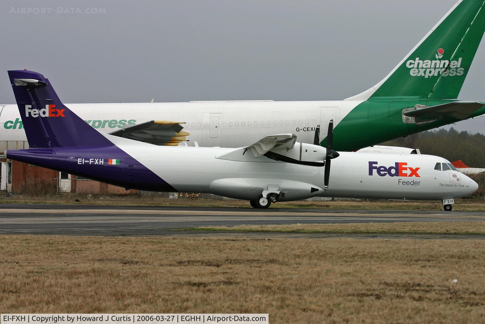 EI-FXH, 1991 ATR 72-202 C/N 229, Fedex Feeder markings.