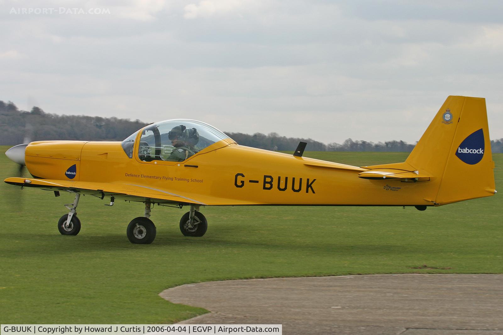 G-BUUK, 1993 Slingsby T-67M Firefly Mk2 C/N 2121, Babcock/Defence Elementary Flying Training School.