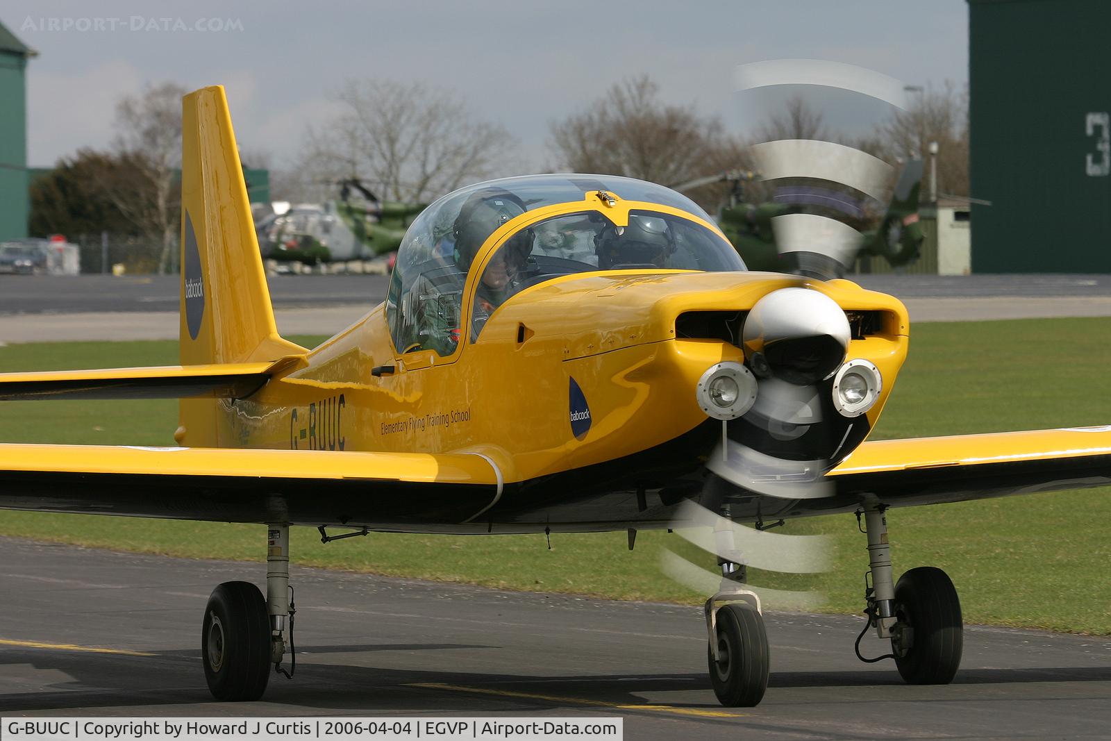 G-BUUC, 1993 Slingsby T-67M Firefly Mk2 C/N 2113, Babcock/Defence Elementary Flying Training School.