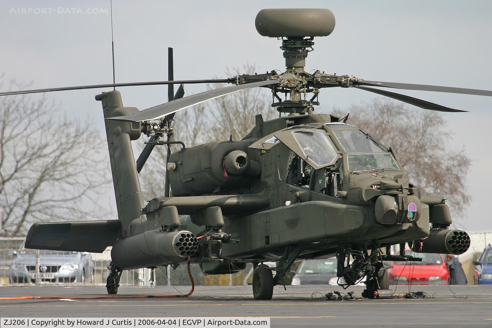 ZJ206, Westland Apache AH.1 C/N WAH.40, Army Air Corps