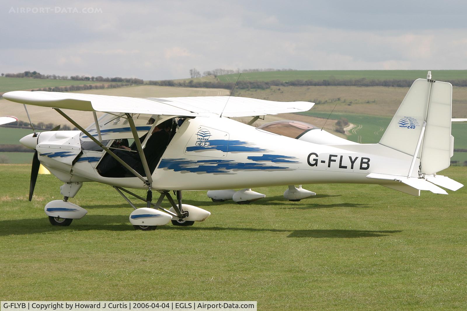 G-FLYB, 2003 Comco Ikarus C42 FB100 C/N 0309-6572, Privately owned.
