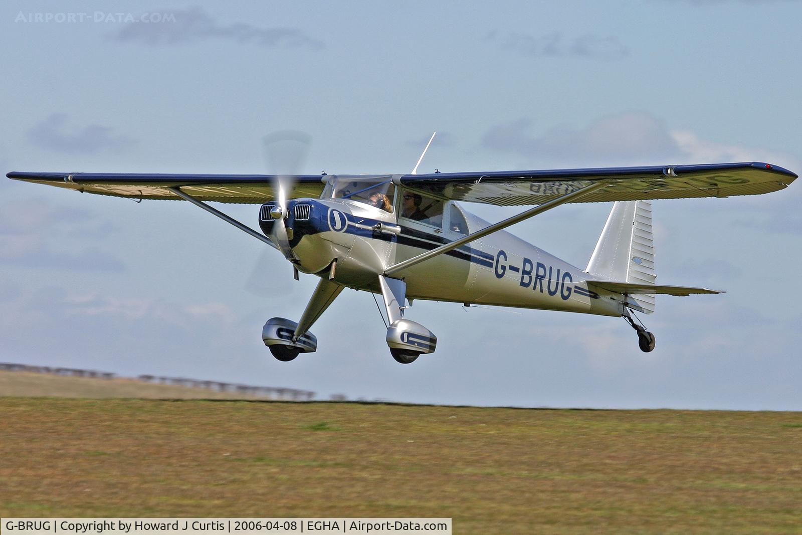 G-BRUG, 1946 Luscombe 8E Silvaire C/N 4462, Privately owned.