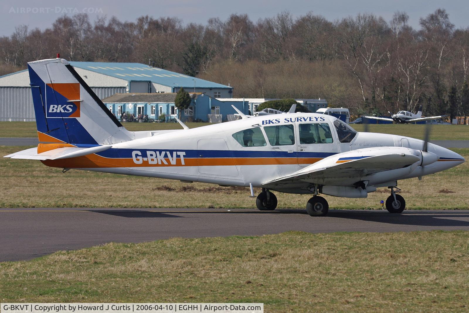 G-BKVT, 1976 Piper PA-23-250 Aztec C/N 27-7754002, Privately owned.