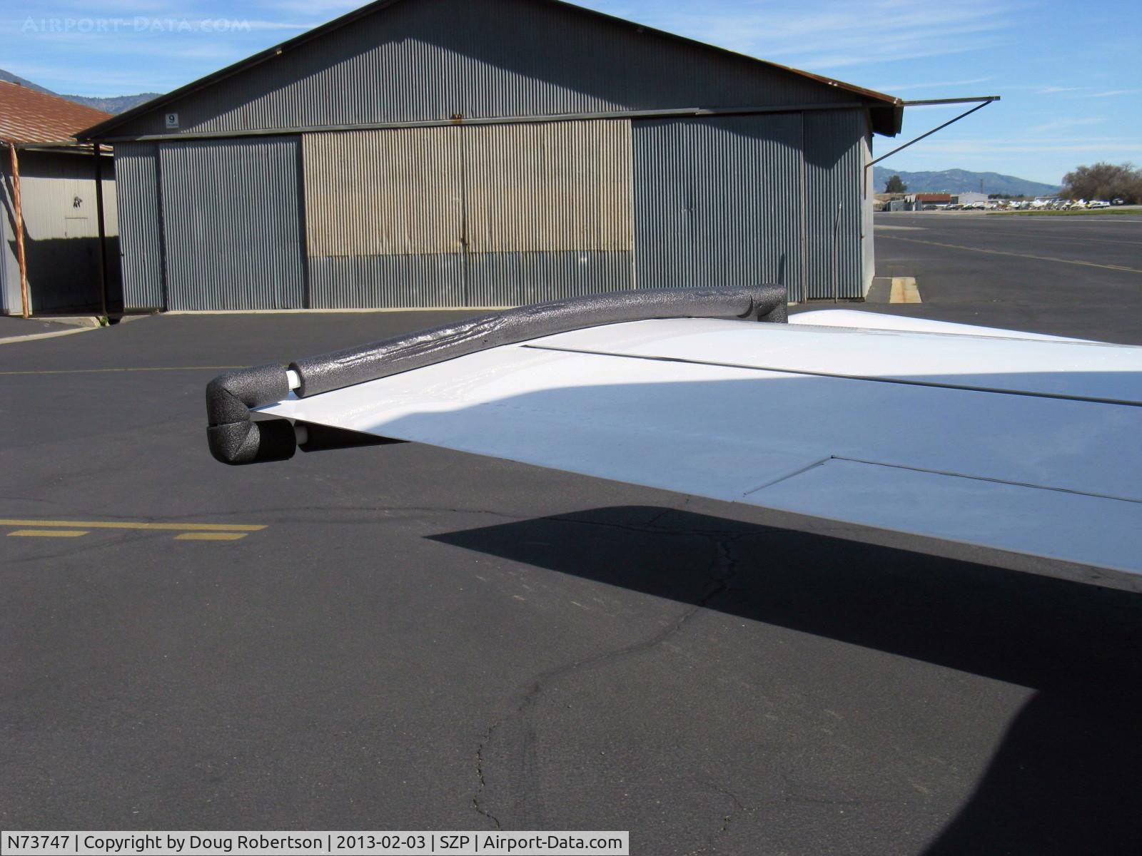N73747, Vans RV-10 C/N 40716, 2009 Alentiev VAN's RV-10, Lycoming O-540 260 Hp, novel aileron gust lock
