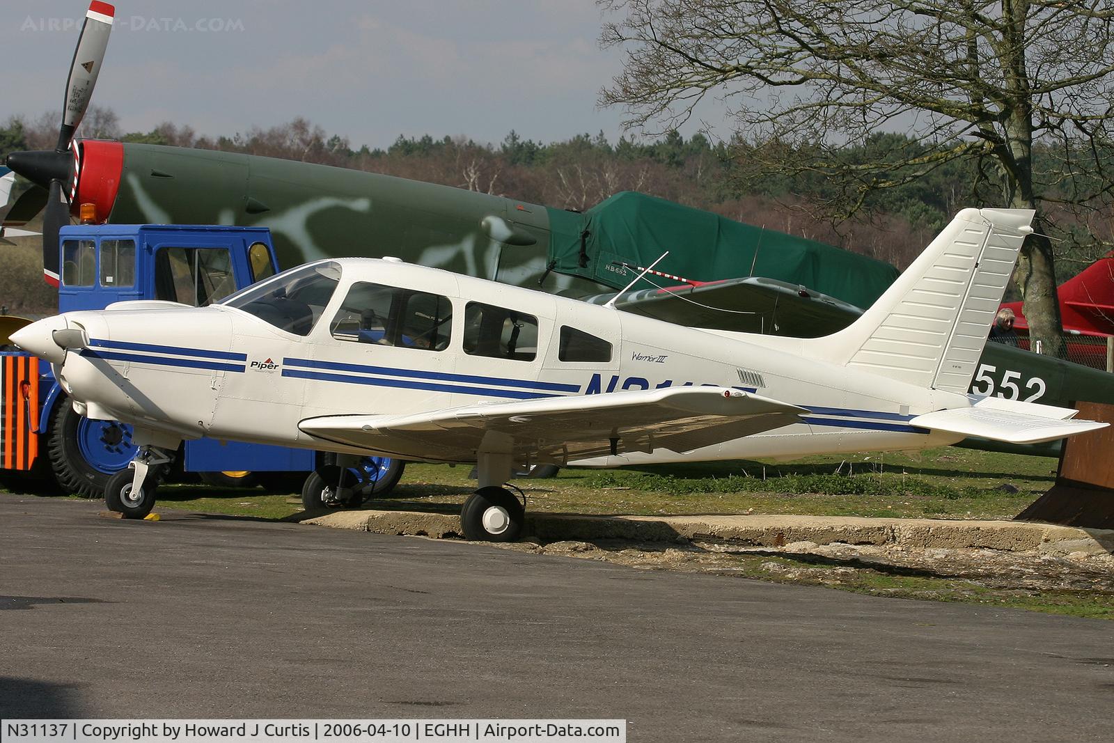 N31137, 2005 Piper PA-28-161 Warrior III C/N 2842251, Privately owned.